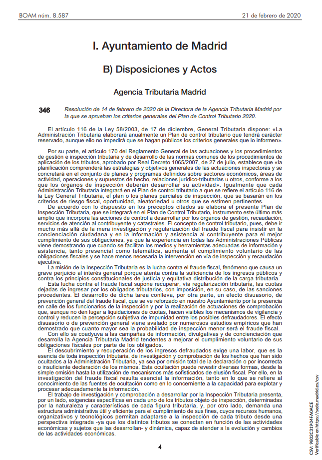 plan control tributario